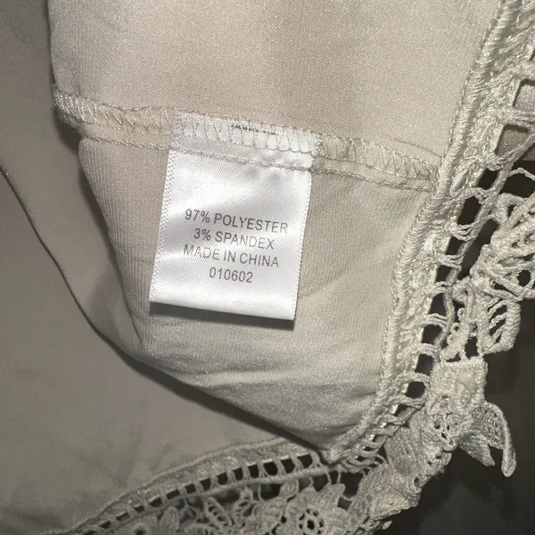 Birdy Grey‎ Claudine Lace Robe Shiny Satin Neutral Champagne Size XL/XXL - Image 9