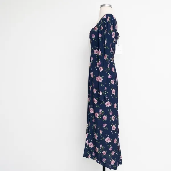 Sau Lee - Marianne‎ Floral Puff Sleeve Midi Dress. - Image 6