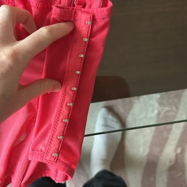 Urban Outfitters OUT FROM UNDER COSET TOP IN PINK SIZE XS - Image 4