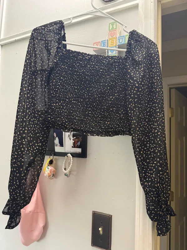Long sleeve top Black Size XS - Image 2