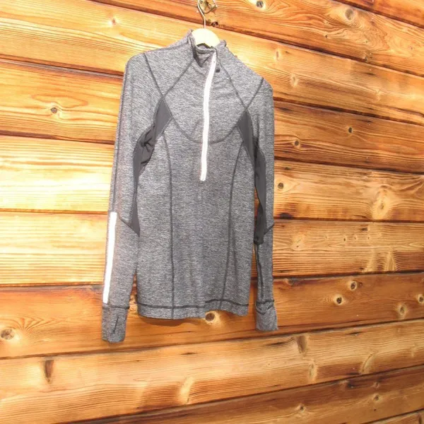 Lululemon Run Dash Halpf Zip Pullover Static Black 6 - Image 3