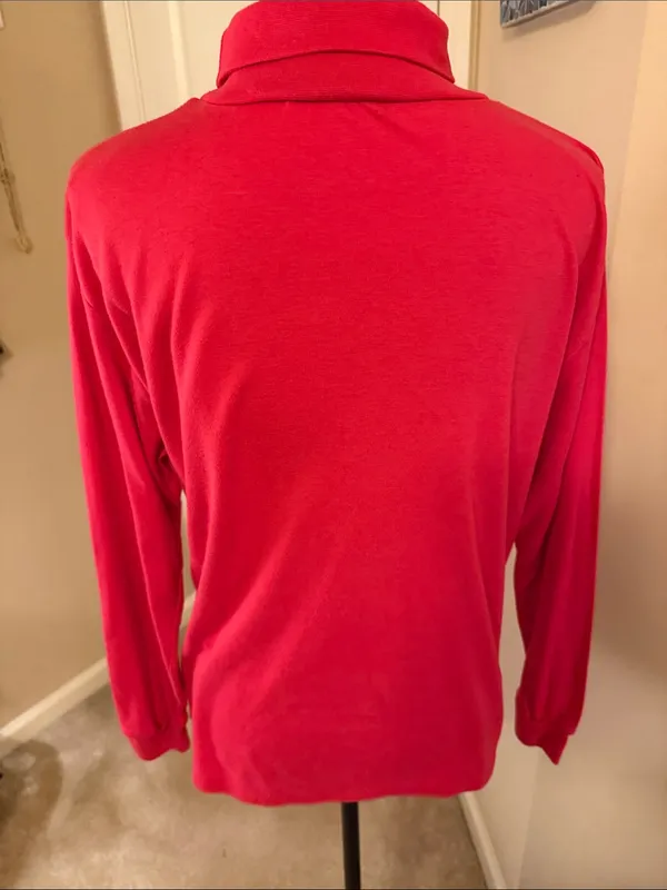 Women's Red Turtleneck Long - Image 5