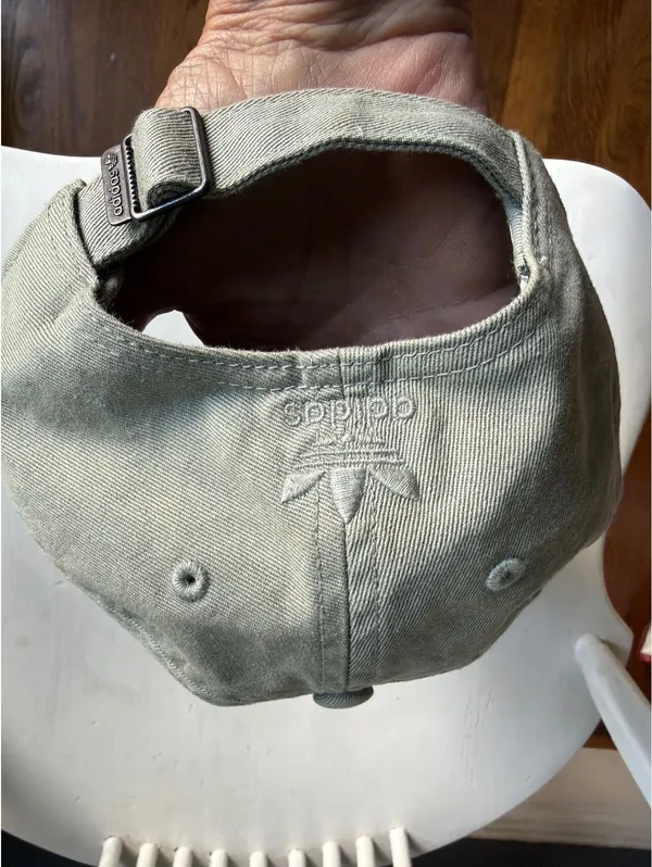 Adidas Classic Light Green Cotton Baseball Cap - Image 4