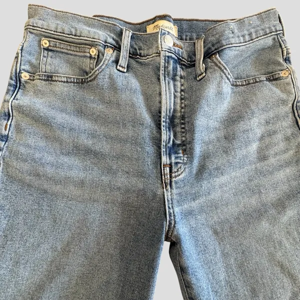 Madewell‎ the Perfect Vintage Jeans Women 30 Blue High Rise Distressed Knee - Image 3