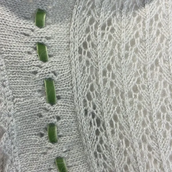 Anne Klein scarf Angora blend light green - Image 8