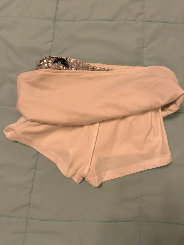Amazon Silver Star Sequin Mini Skirt - Image 4