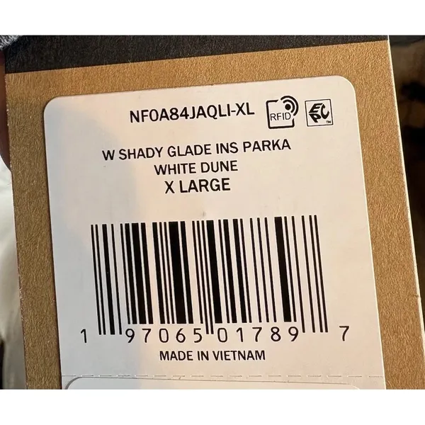 The North Face Shady Glade Parka Shearling Size XL‎ Womens White Dune NWT - Image 7