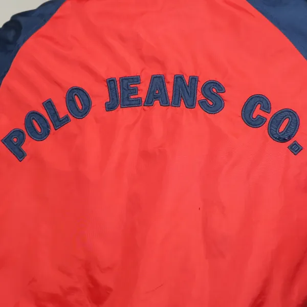 Vintage 90s Ralph Lauren Reversible Fleece Windbreaker Jacket - Image 8