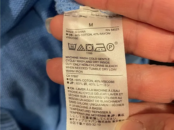Cute ocean blue wide v-neck Banana Republic oversized cotton sweater - Image 7
