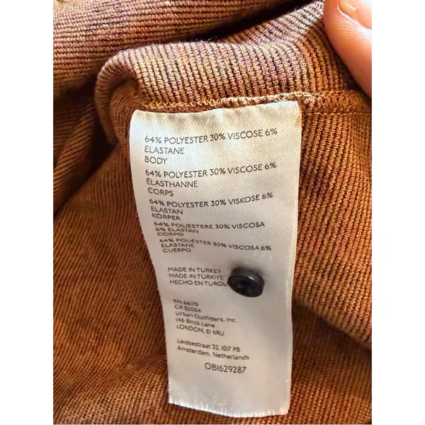 Anthropologie Maeve Floral Knit Top Mock Neck M 🌸🤎✨ - Image 14