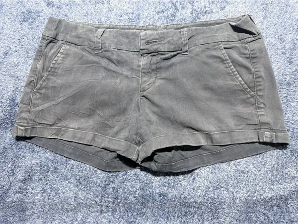 American Eagle Outfitters Gray Casual Shorts Size 2 - Image 2