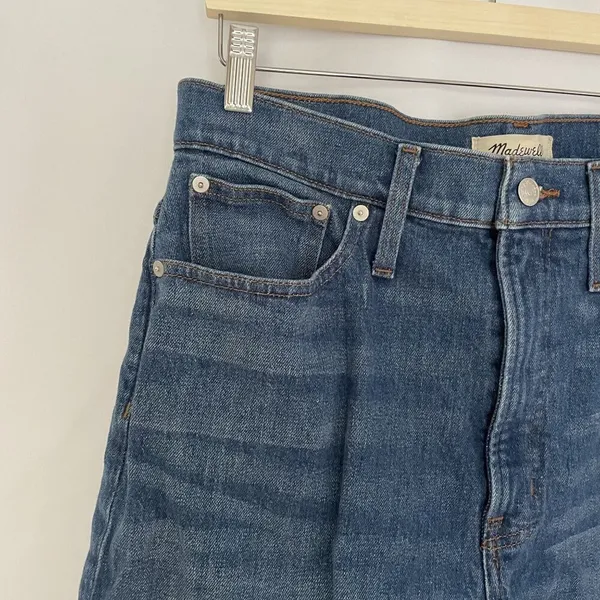 Madewell Womens High-Rise Straight Leg Jeans Size 28 comfortable‎ casual pants - Image 2