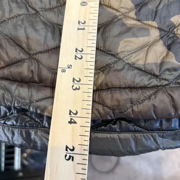 The North Face Womens‎ S Camo Print Insulated Puffer Thermoball Vest Pockets - Image 8