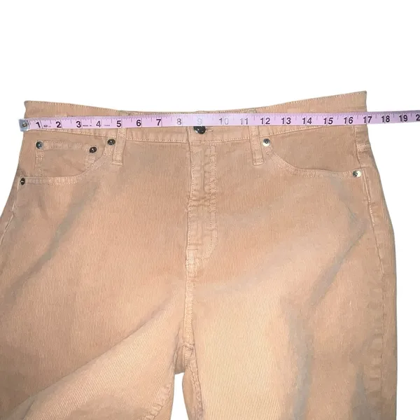 J. Crew Slim Demi Boot Cut Pants Corduroy Tan Khaki Women Sz 31 Preppy‎ BM744 - Image 4