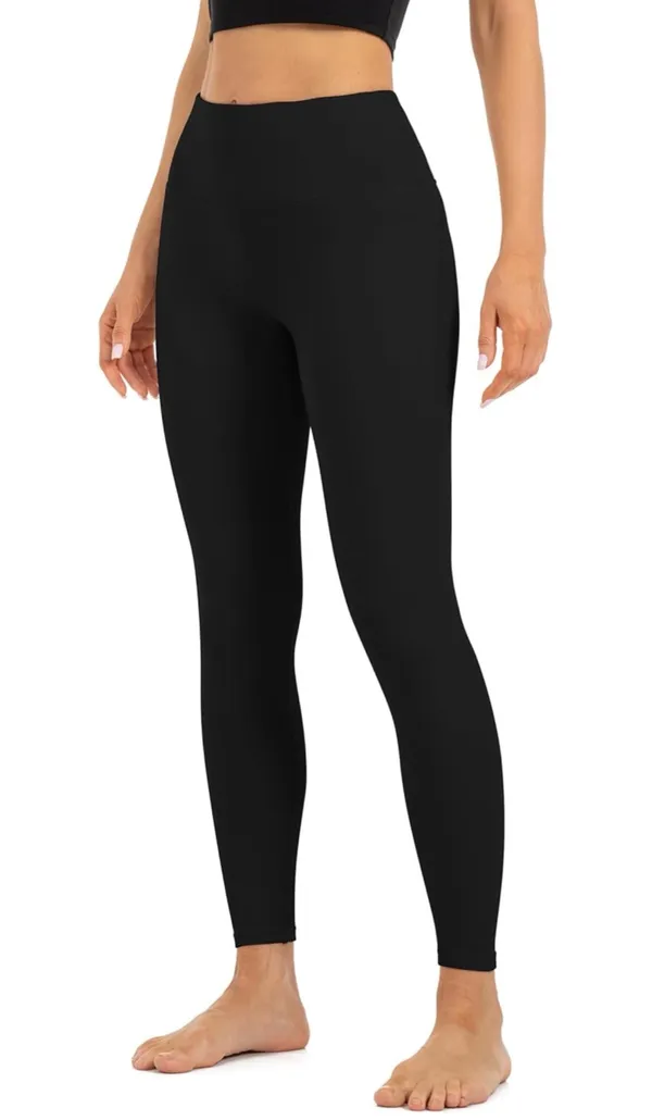 Black High-Waisted Leggings - Image 4