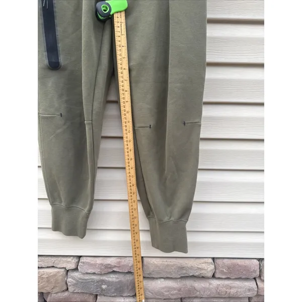 Nike Women's Tech Fleece Essential High-Rise Pants –‎ Olive Green – Size M - Image 5