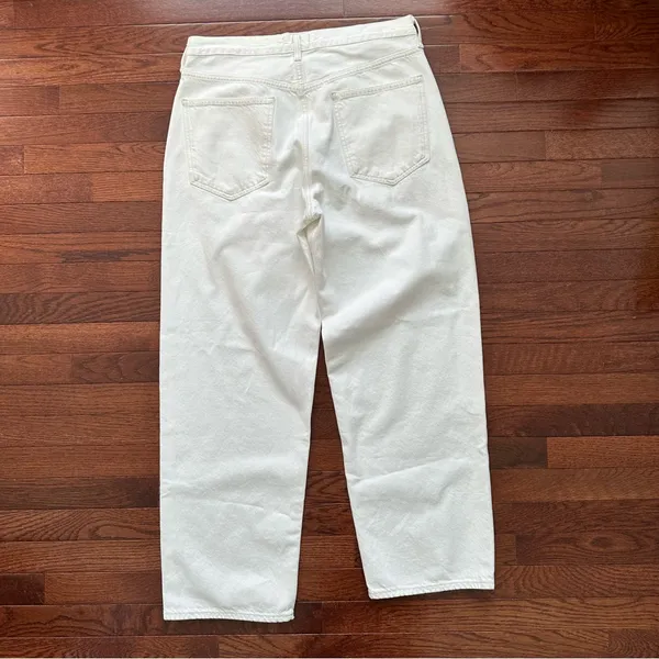 Agolde Criss Cross Wide Leg Denim Jeans 32 - Image 3