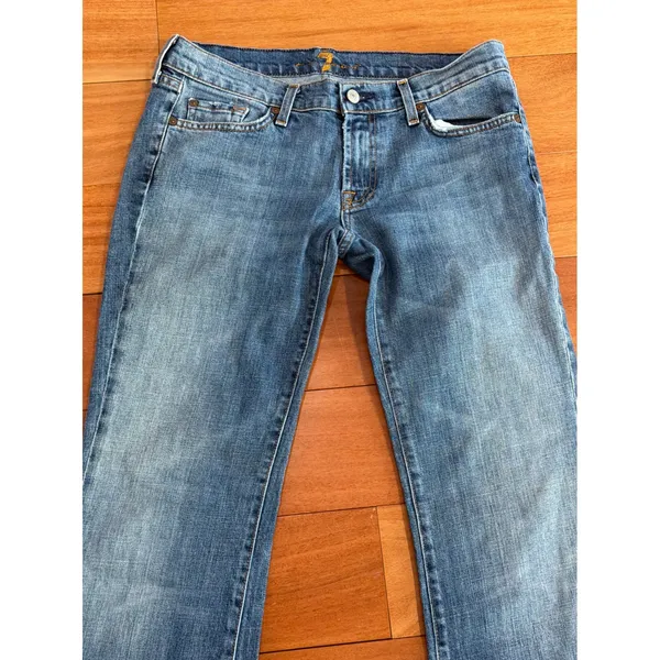 7 For All Mankind Bootcut Jeans Womens Blue Medium Wash U075080UCC-055U Size‎ 30 - Image 10