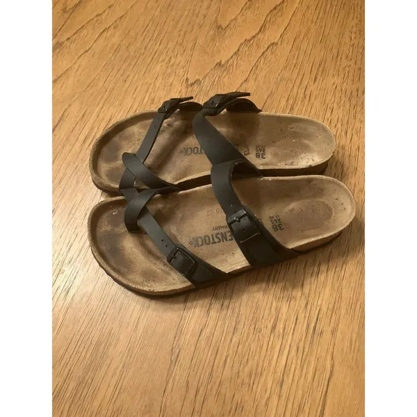 Birkenstock Women’s Black Mayari Strappy Buckle Sandals US 7 EU 38 - Image 3