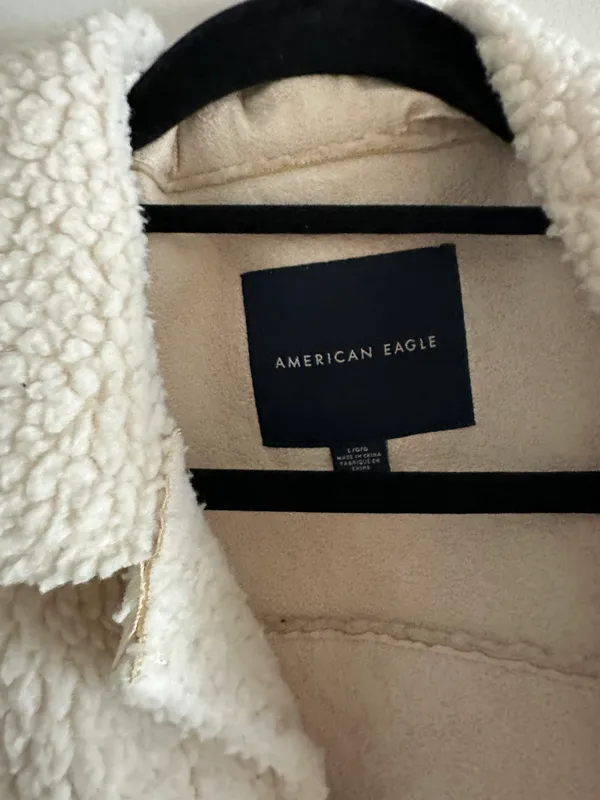 American Eagle Sherpa Jacket - Image 3