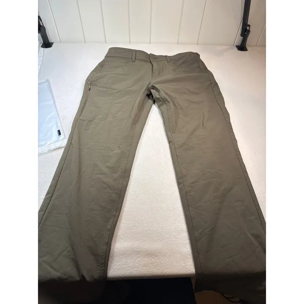 prAna Womens Halle AT Straight Pants Slate Green Size 10 Hiking Outdoor NWT - Image 4