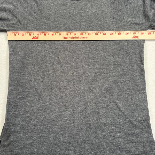 Lunya Restore Base Shirt Womens Small Charcoal Gray Supima Cotton Loungewear Tee - Image 4