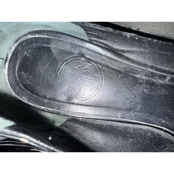 TORY BURCH Women's‎ Reva Ballerina Ballet Flats Black Patent Leather Size 6 N - Image 5