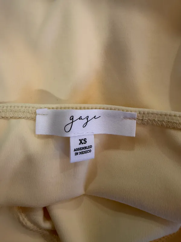 Yellow halter top Size XS - Image 2