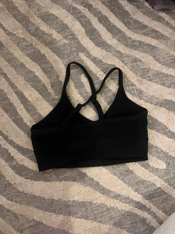Aerie offline black sports bra m - Image 2