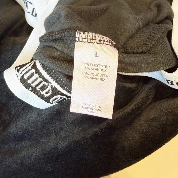 Y2K Juicy Couture Womens Micro Mini Lounge Shorts Large Spell Out Rhinestone - Image 6