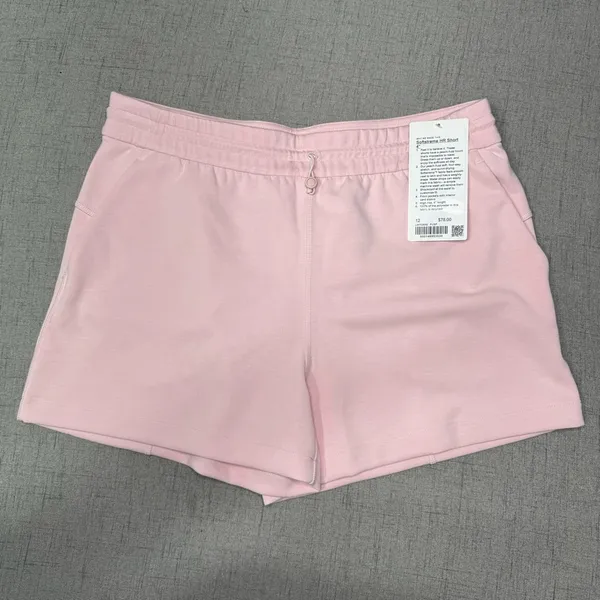 Lululemon Softstreme High Rise Short Flush Pink Casual Athletic Shorts 12 NWT - Image 6
