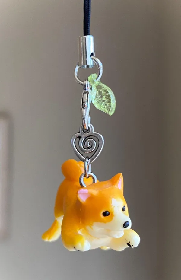 Handmade cute Japanese dog Shiba Inu phone charm/bag accessory/car display/strap🐶🌟 - Image 3
