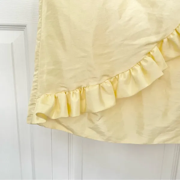 NWT Sophia Tolli Lemon yellow strapless dress Sz 4 - small flaw - Image 8