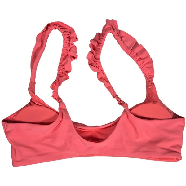 aerie Ruffle‎ Scoop Bikini Top M NWT - Image 2