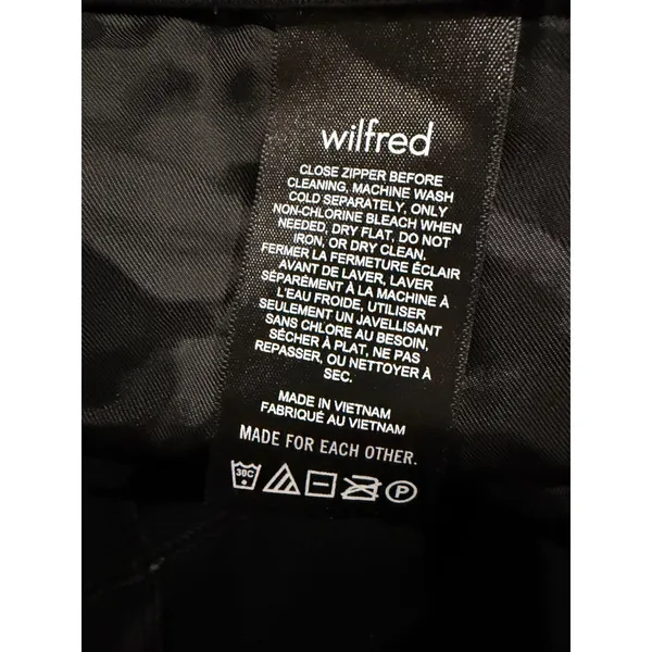 Wilfred Black Melina Faux Leather Pants High Waisted Size 6 Minimalist Edgy - Image 8
