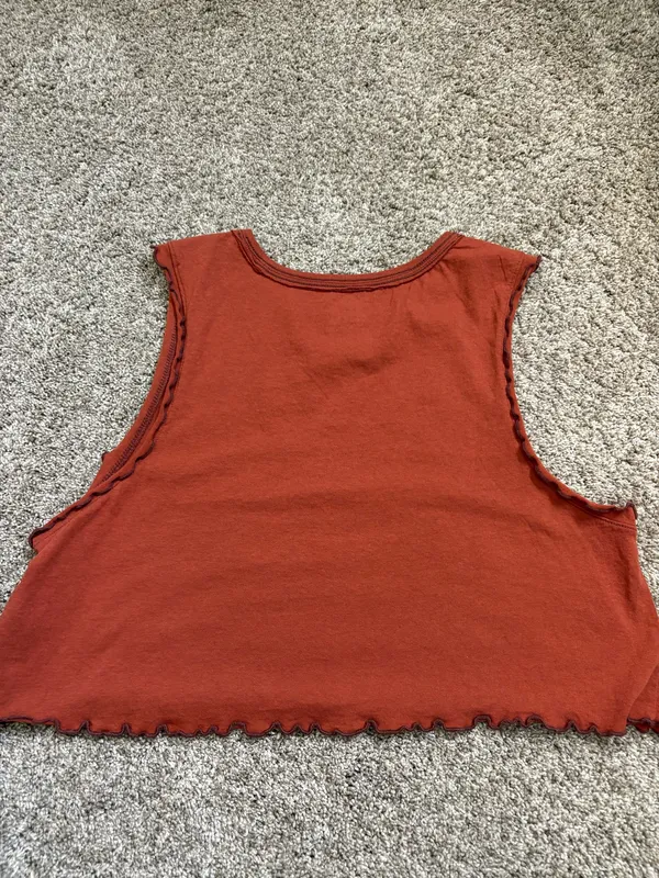 New Burnt Orange Urban Outfitters Tank Top - Image 2