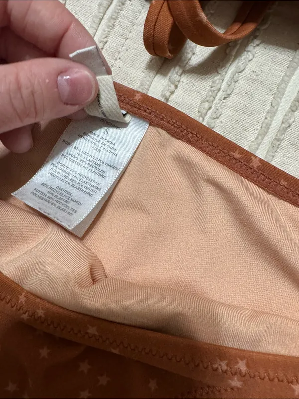 Madewell Rust Star Triangle Bikini Set - Image 7