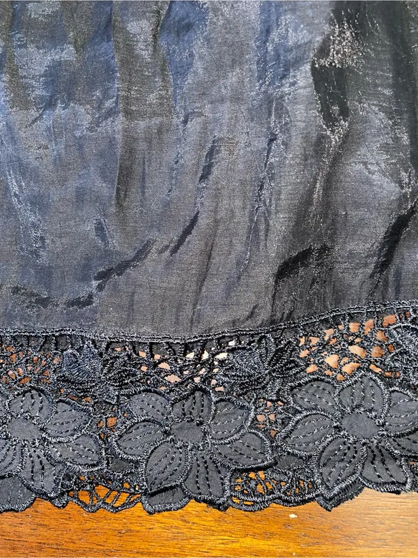Women’s Black Strapless Lace Hem Dress Size Small - Image 4
