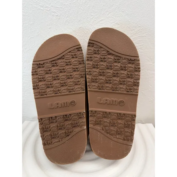Lamo Chestnut Shearling Suede House Slippers‎ Cozy Slip On Mule - Image 3