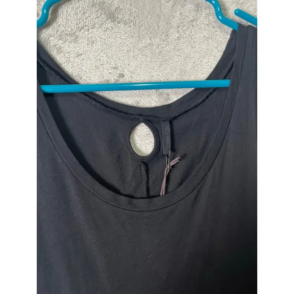 Humanoid Jadia Black Jersey Micro Mini Dress Minimalist Oraganic Cotton XS NEW‎ - Image 2