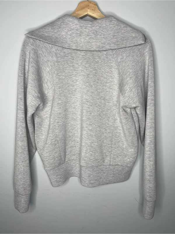 SPANX AirEssentials Half Zip Grey Pullover (X-Small) - Image 5