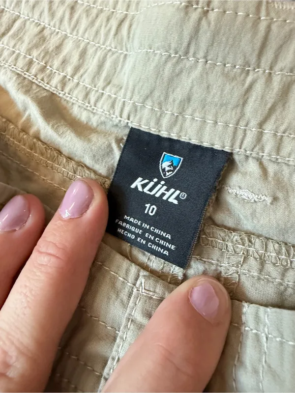 KÜHL Women’s Shorts Size 10 Beige 7” Inseam Utility Outdoor - Image 4