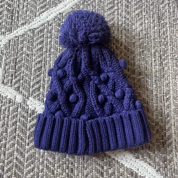 New Era Women Colorado Rockies Toasty Knit Cuffed Beanie Hat Purple - Image 2