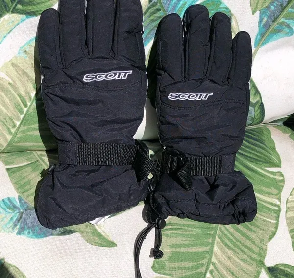 SCOTT Black Ski Snowboard Gloves with Separate Liner - Image 2