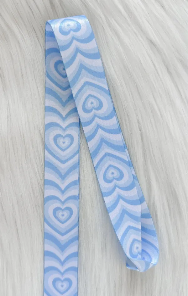 Blue heart lanyard - Image 2