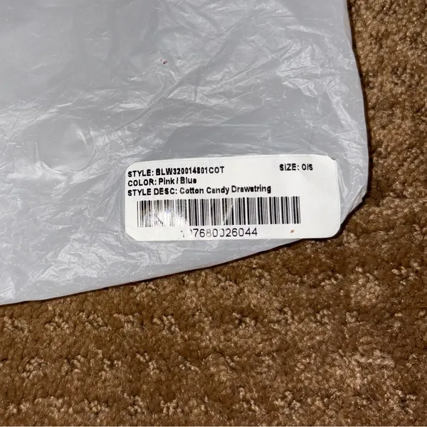 NWT Boys Lie Unreleased Cotton Candy Drawstring Tie Dye Backpack‎ w/signature - Image 2