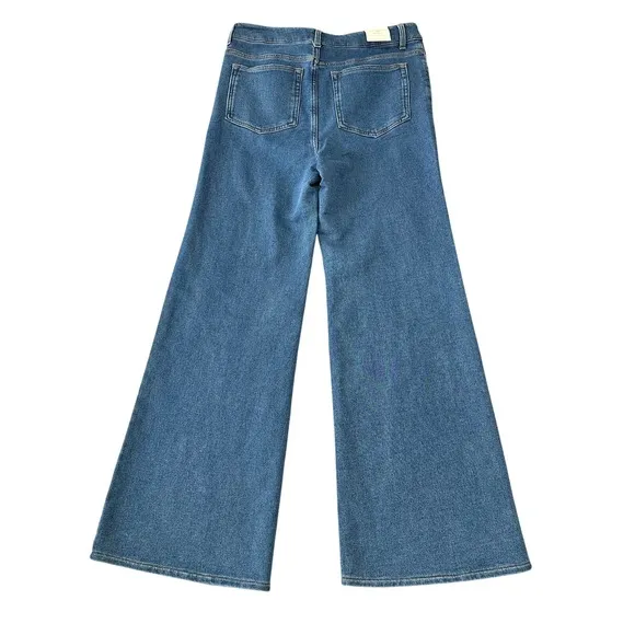 Z Supply Georgia Relaxed Leg Jeans Vintage Indigo‎ Blue Wide Leg Size 30 NEW - Image 9
