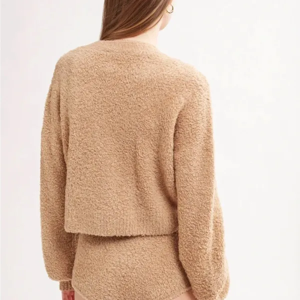 Le Ore Modena Cozy Cardigan in Lion King Size XSmall‎ Oversized Cropped - Image 2