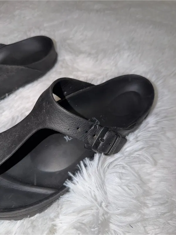 Birkenstock Black Women's Thong Sandals - Comfortable Slip-On size 41 - Image 3