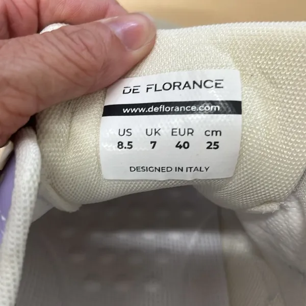 DeFlorance DF Cloudea Sneakers Purple and Blue Size 8.5 - Image 12